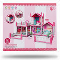 Premium Pink DIY Dollhouse Play Set for Girls (Ages 6+) – Model NO. 462-05