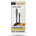 Premium 240W Type-C to Type-C Fast Charging Data Cable with Built-in Foldable Phone Holder
