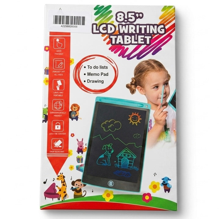 2-in-1 Smart LCD Drawing Pencil Box &  8.5-Inch Portable LCD Writing Tablet