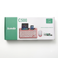 Banda C500 2.4G Wireless Keyboard & Mouse Combo – Built-in Tablet & Mobile Stand Slot