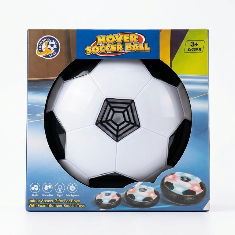 Kids Hover Soccer Ball – Indoor Air Power Floating Football with LED Lights