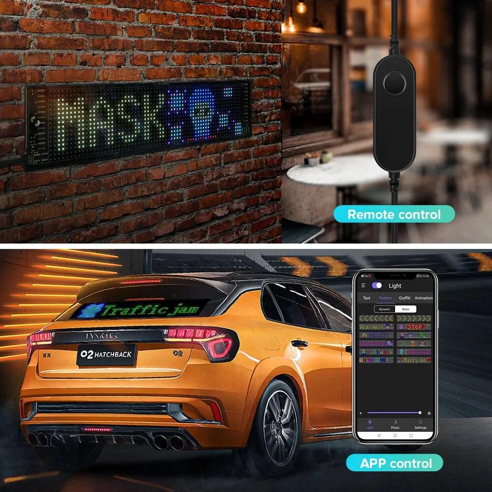 LED Matrix RGB Pixel Panel with Bluetooth Control – Tek Lek