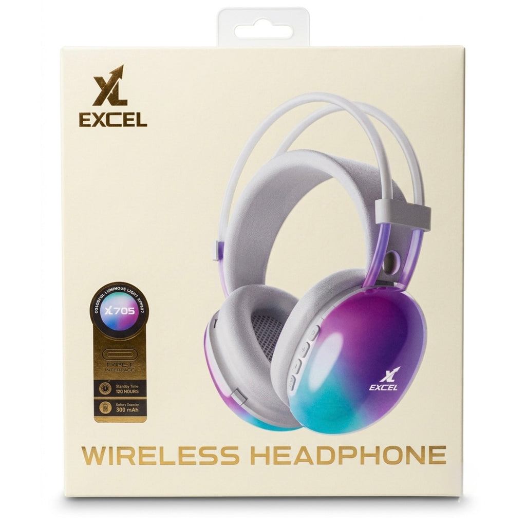 Wireless Luminous Gaming Headphones – High-Definition Sound & RGB Light Effect
