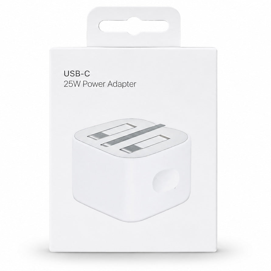 Apple 20W / 25W USB-C Power Adapter – Fast Charging Wall Charger for iPhone