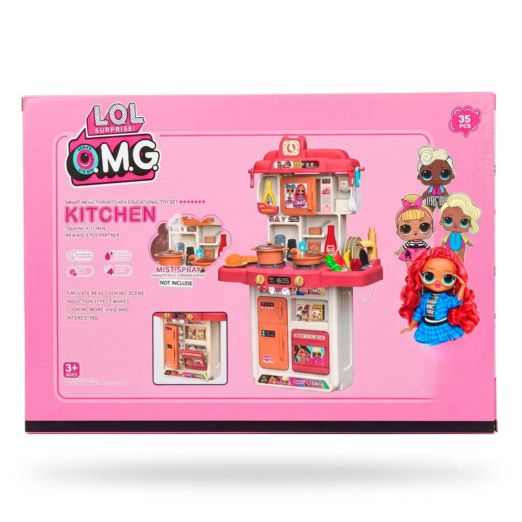 Kitchen Educational Toy Set with Light & Sound (35 Pcs)