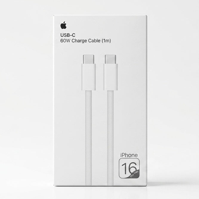Apple USB-C 60W Braided Charge Cable (1m) – For iPhone, iPad & MacBook