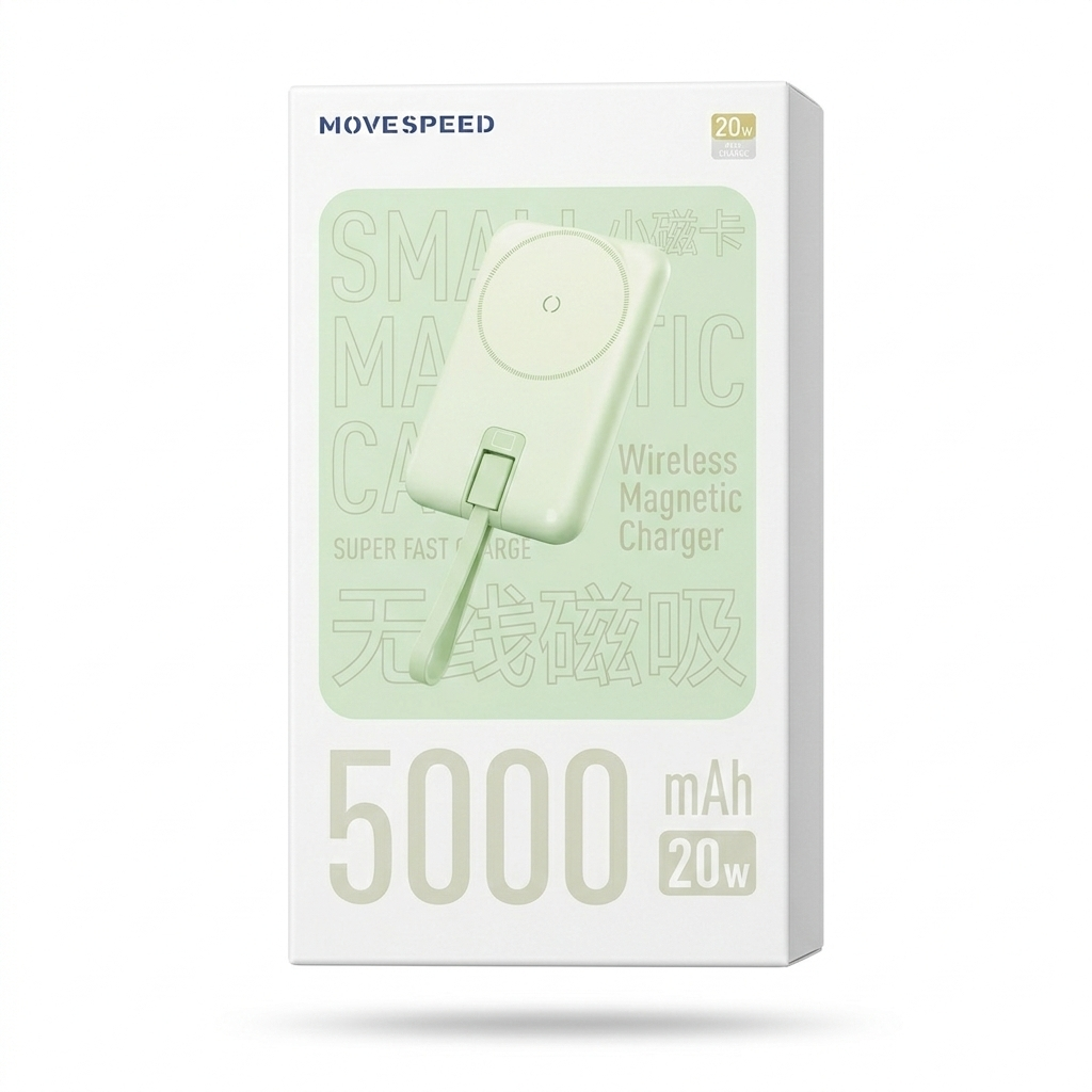 MOVESPEED 5000mAh Magnetic Wireless Power Bank