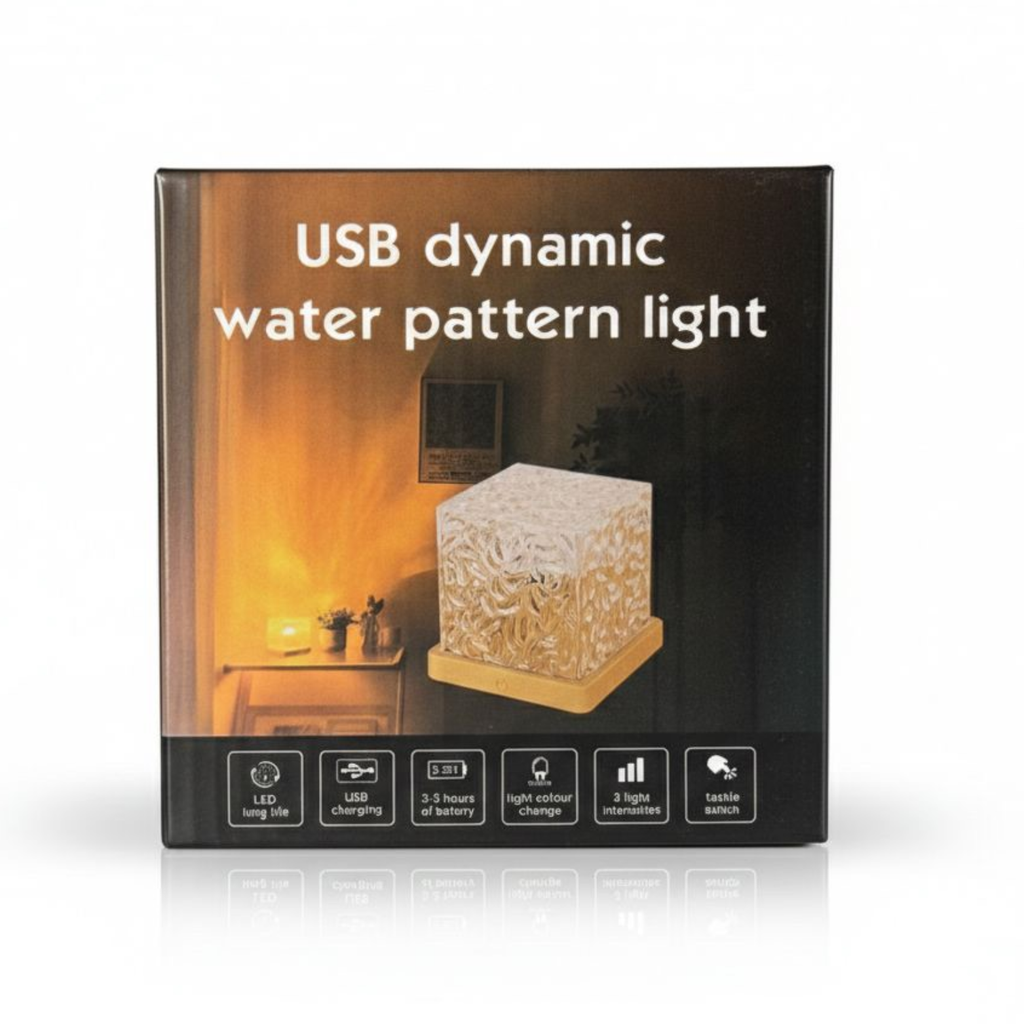 USB Dynamic Romantic Water Pattern Light