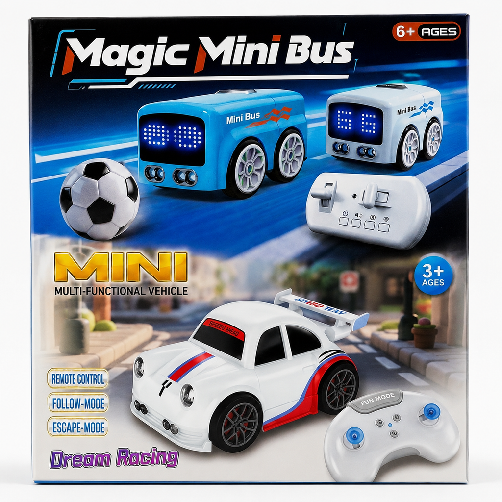 Mini Multi-Functional RC Car with Remote Control, Follow Mode & Escape Mode – Dream Racing Toy Car for Kids