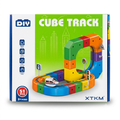 51-Pcs DIY Cube Track Set for Kids - Building and Problem Solving Toy
