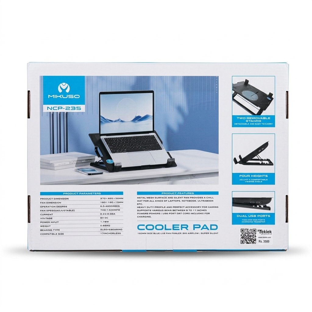 Laptop Cooler Pad – Heavy Duty Cooling Stand