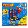 2-in-1 Board Game Set – Connect 4 & Ludo Star | Family & Kids Strategy Game
