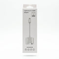 2-in-1 Type-C & 8-Pin Lightning to 3.5mm Headphone Jack Adapter | Fast Charging & Audio Converter