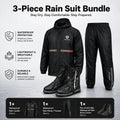 3-Piece Rain Suit Bundle | Buy Rain Coat+ Pant + Shoe Covers