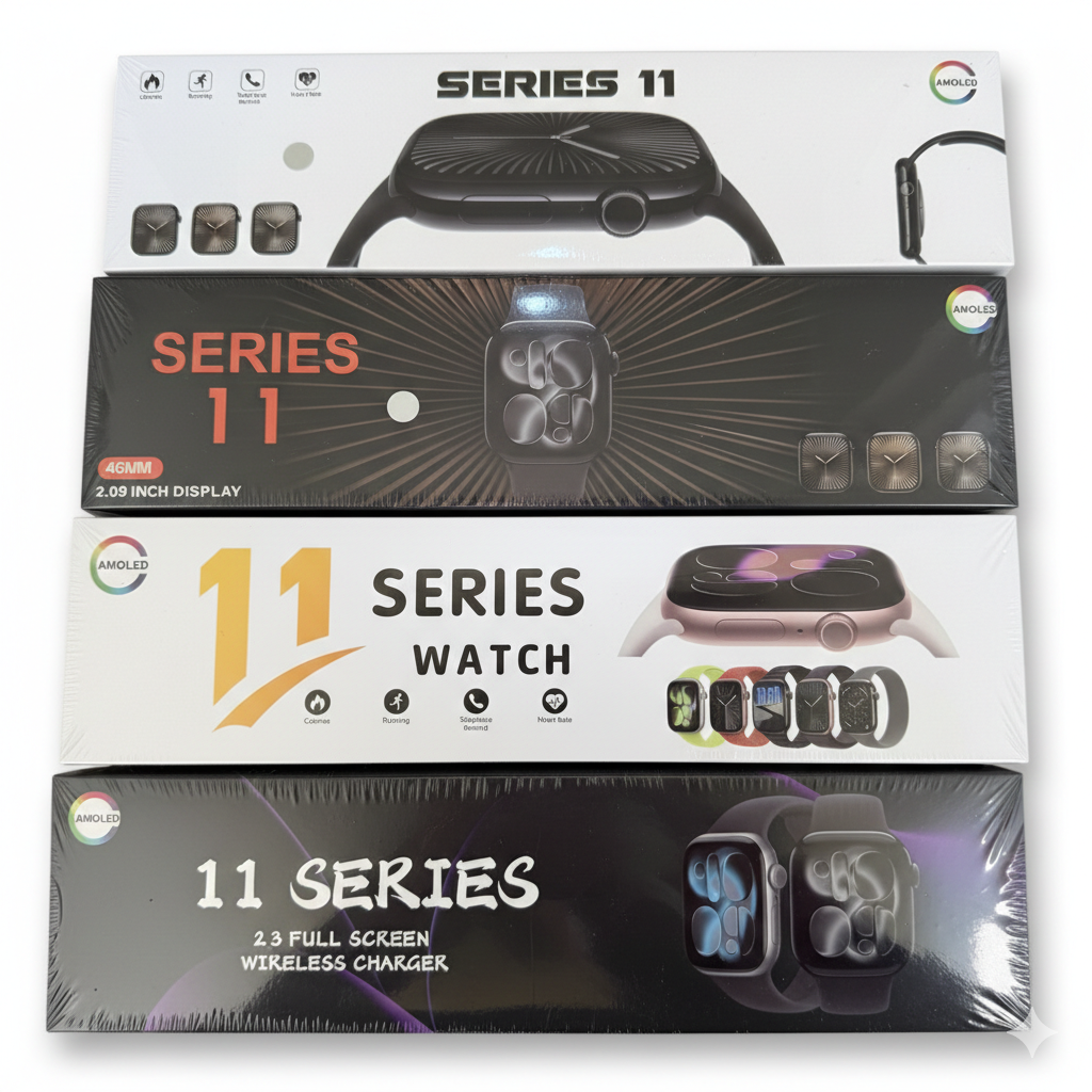 Apple Logo Series 11 Smartwatch | AMOLED Display | 2.3" Full Screen