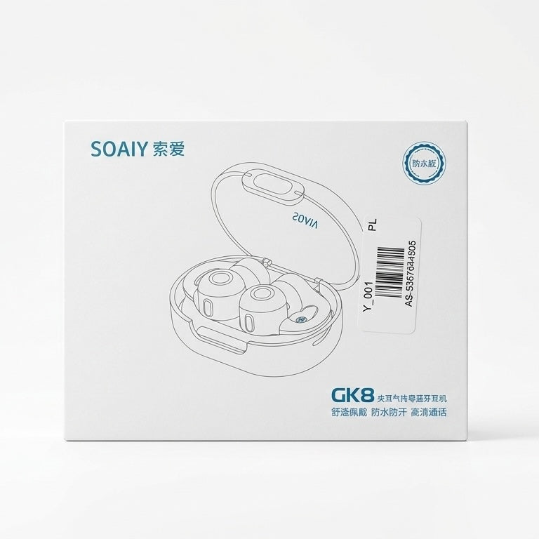 Air Conduction Bluetooth Earbuds - Comfortable, Waterproof, aur Clear Call Quality ke saath