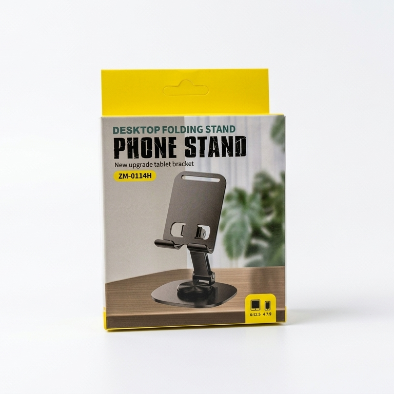 360° Rotating Desktop Bracket  Universal Stand for Phones & Tablets (4.7"–13")