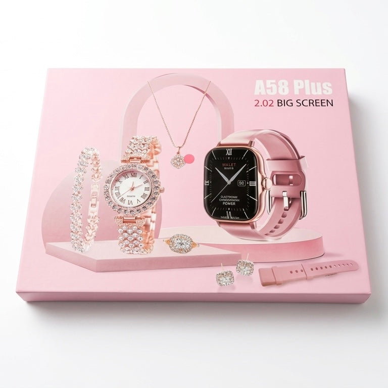 Oly Wear Smart Watch Luxury Gift Set for Women