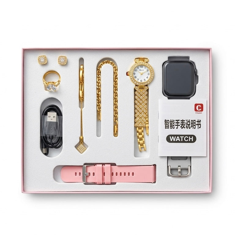 Oly Wear Smart Watch Luxury Gift Set for Women