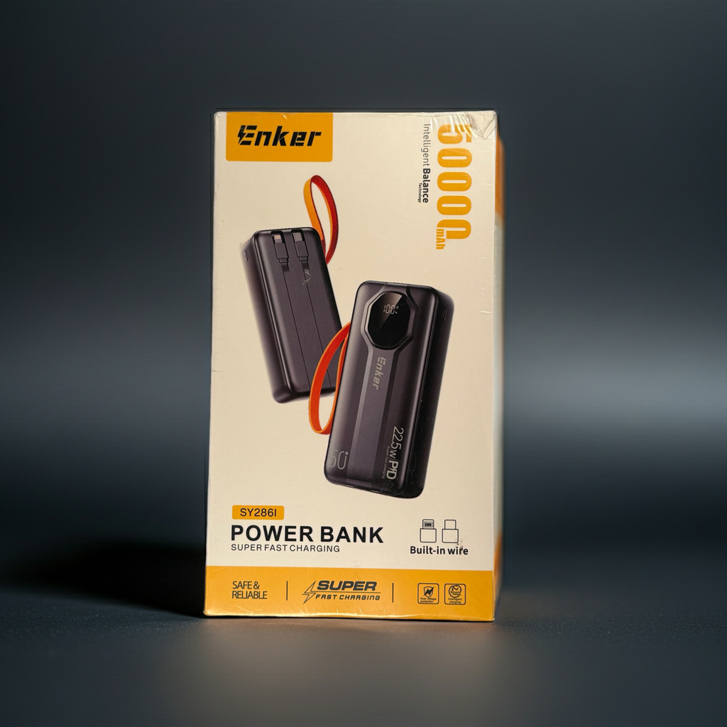 Enker 50000mAh Power Bank Super Fast Charging | Digital Display