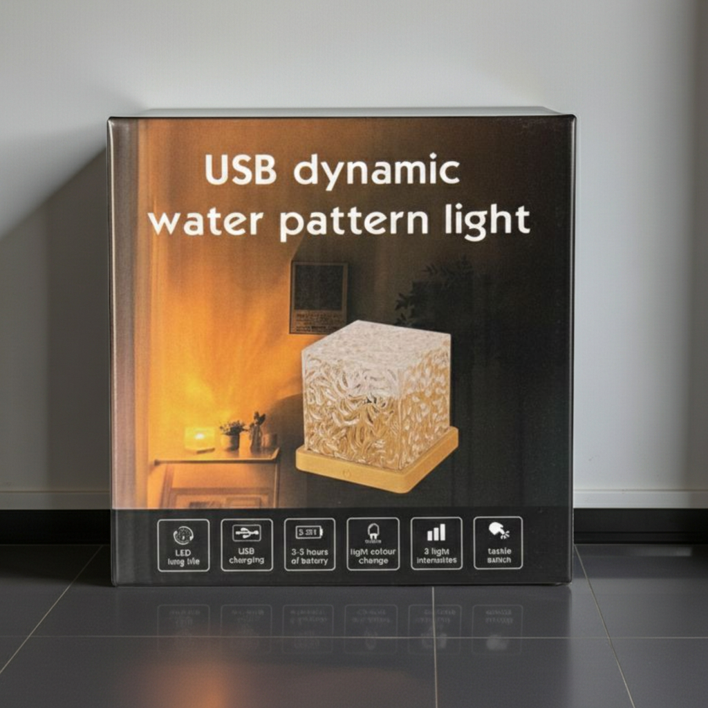 USB Dynamic Romantic Water Pattern Light